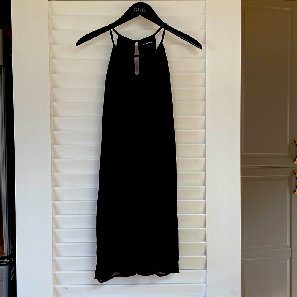 Little black dress.